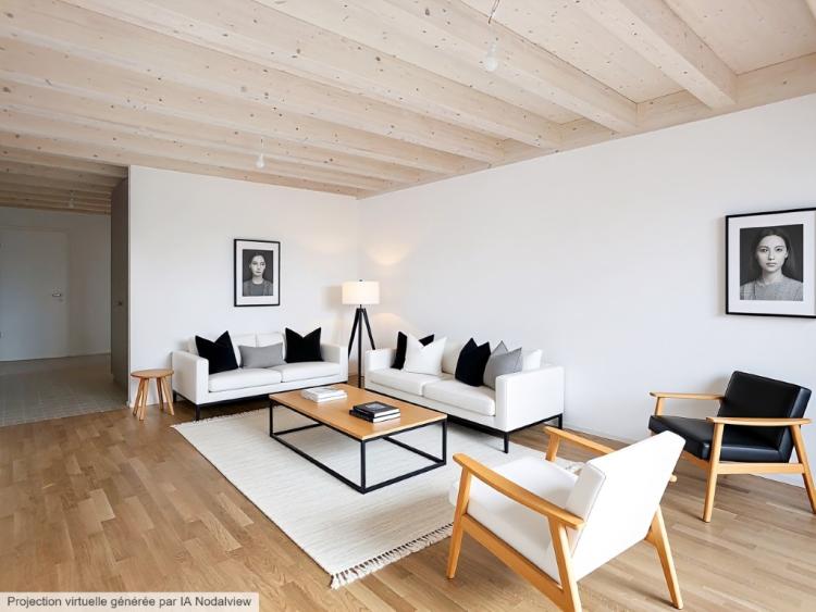 B-203 - Spacieux 2,5 pièces avec terrasse privative et balcon