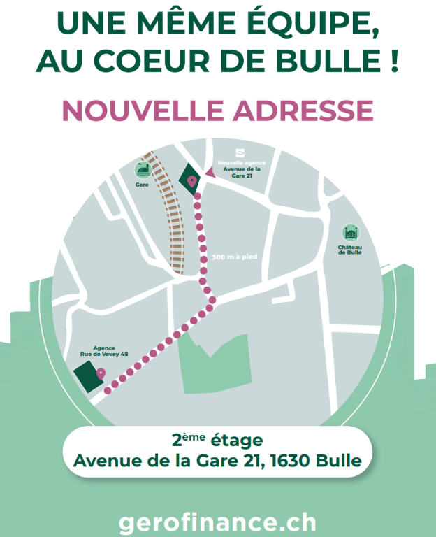 Agence immobilière à Bulle - Gerofinance - Régie du Rhône